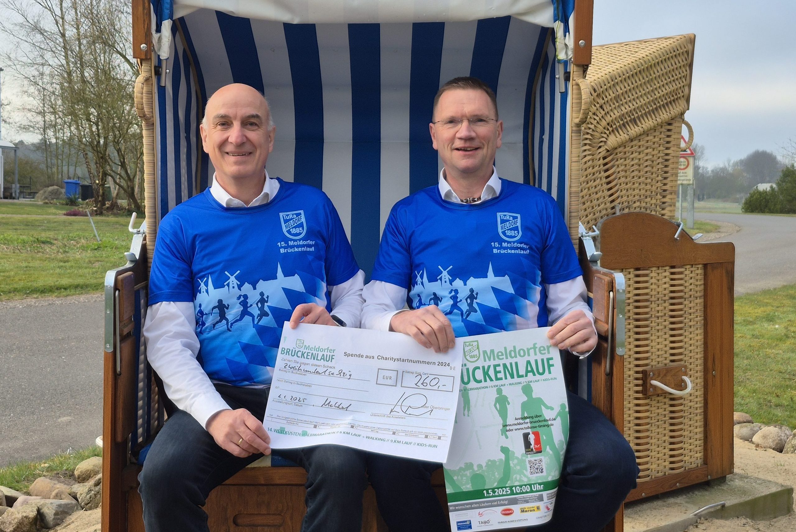 Meldorfer Brückenlauf: Spende für die Stiftung Mensch